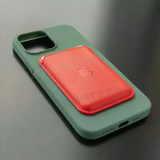 Чехол iPhone 13 Pro Max Silicone Case (MagSafe) Eucalyptus