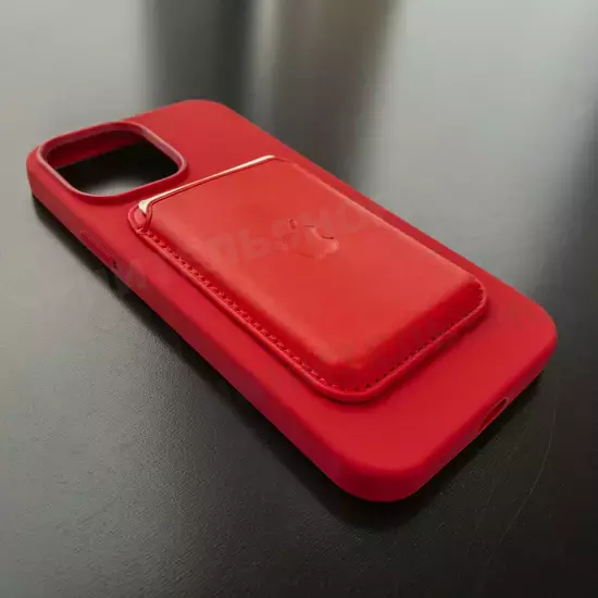 Чехол iPhone 13 Pro Max Silicone Case (MagSafe) Red