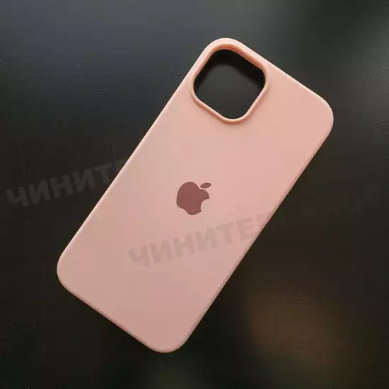 Чехол iPhone 14 Silicone Case (MagSafe) Chalk Pink