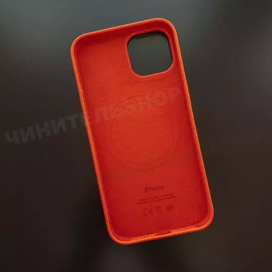 Чехол iPhone 14 Silicone Case (MagSafe) Red