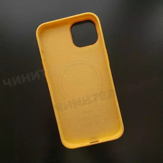 Чехол iPhone 14 Silicone Case (MagSafe) Sunglow