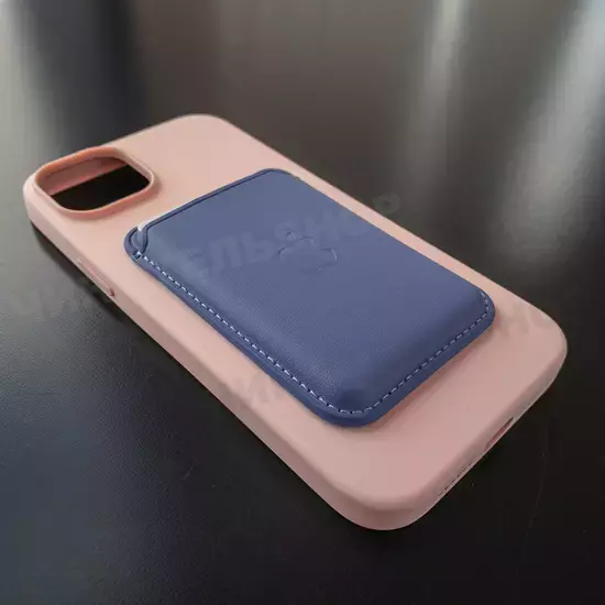Чехол iPhone 14 Plus Silicone Case (MagSafe) Chalk Pink
