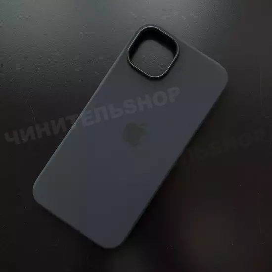 Чехол iPhone 14 Plus Silicone Case (MagSafe) Midnight