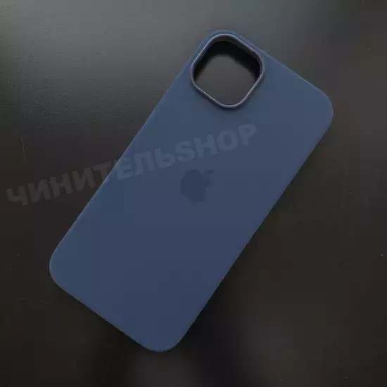 Чехол iPhone 14 Plus Silicone Case (MagSafe) Storm Blue