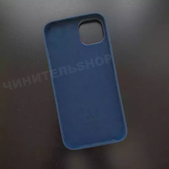 Чехол iPhone 14 Plus Silicone Case (MagSafe) Storm Blue