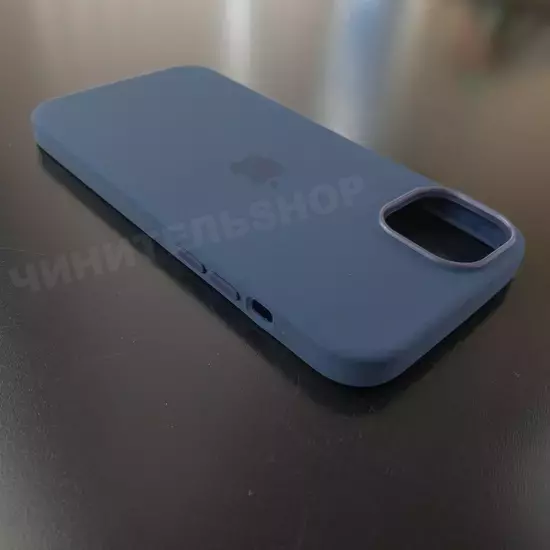 Чехол iPhone 14 Plus Silicone Case (MagSafe) Storm Blue