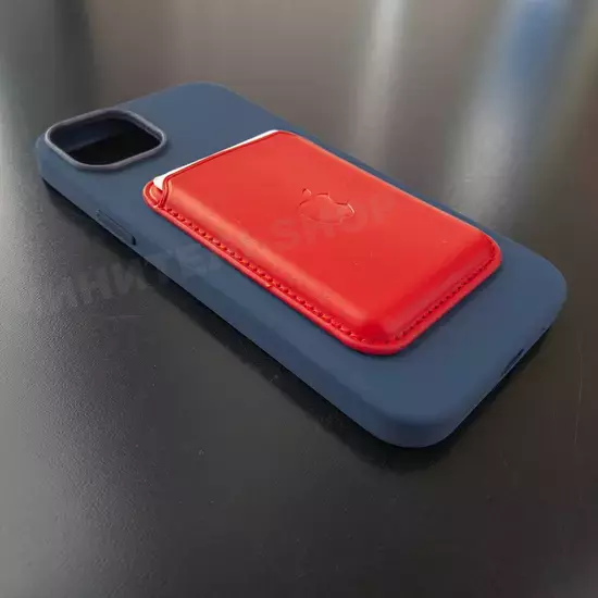 Чехол iPhone 14 Plus Silicone Case (MagSafe) Storm Blue
