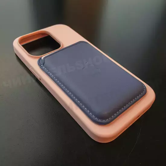 Чехол iPhone 14 Pro Silicone Case (MagSafe) Chalk Pink