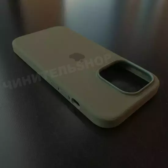 Чехол iPhone 14 Pro Silicone Case (MagSafe) Olive