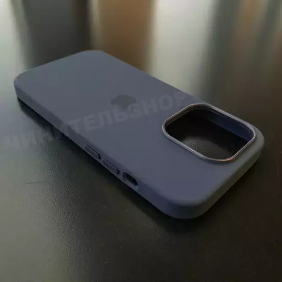 Чехол iPhone 14 Pro Silicone Case (MagSafe) Storm Blue
