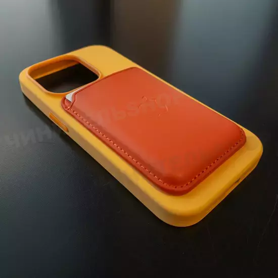 Чехол iPhone 14 Pro Silicone Case (MagSafe) Sunglow