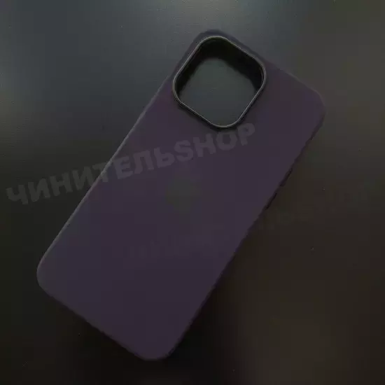 Чехол iPhone 14 Pro Max Silicone Case (MagSafe) Elderberry