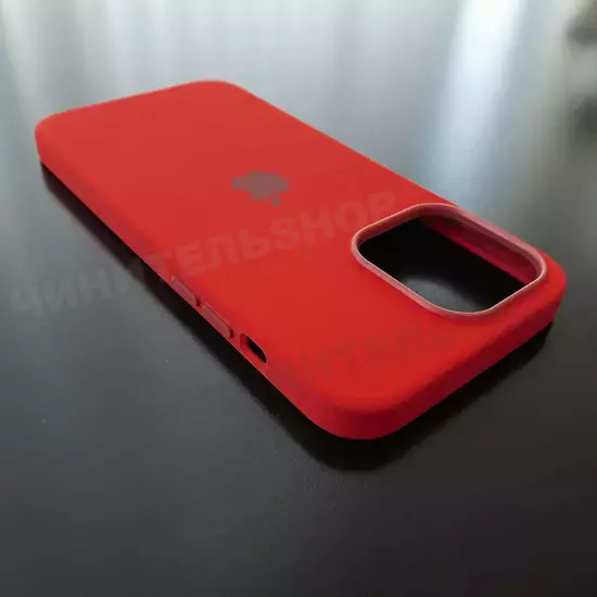 Чехол iPhone 14 Pro Max Silicone Case (MagSafe) Red
