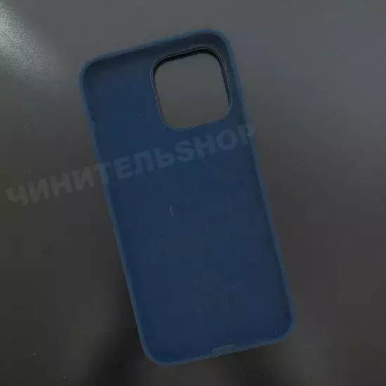 Чехол iPhone 14 Pro Max Silicone Case (MagSafe) Storm Blue