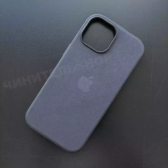 Чехол iPhone 15 FineWoven Case (MagSafe) Black