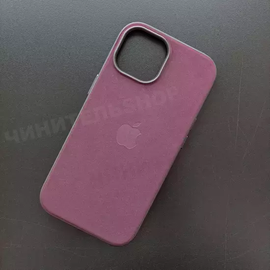 Чехол iPhone 15 FineWoven Case (MagSafe) Mulberry