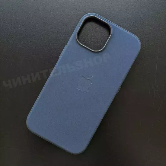 Чехол iPhone 15 FineWoven Case (MagSafe) Pacific Blue