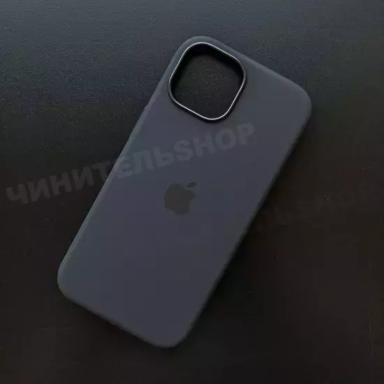 Чехол iPhone 15 Silicone Case (MagSafe) Black