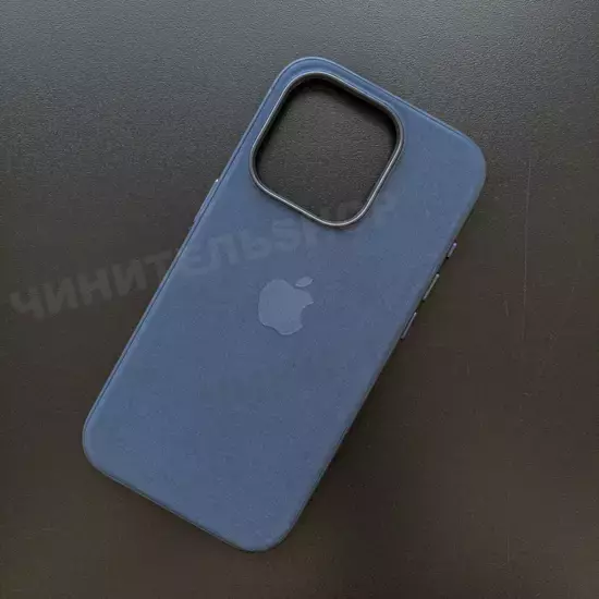Чехол iPhone 15 Pro FineWoven Case (MagSafe) Pacific Blue