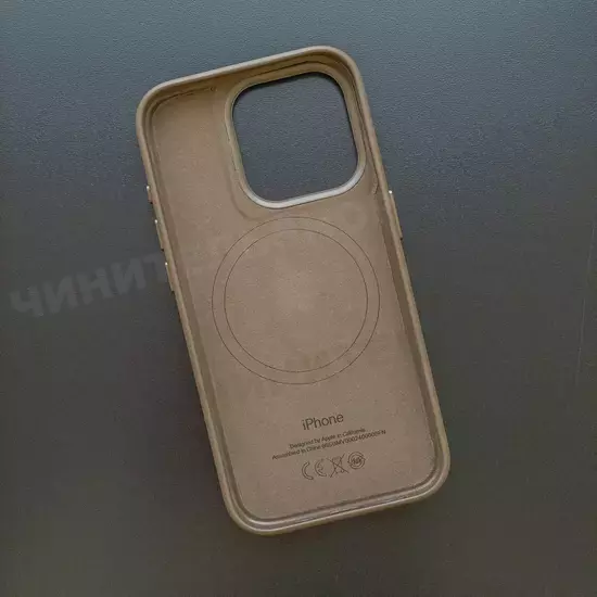 Чехол iPhone 15 Pro FineWoven Case (MagSafe) Taupe