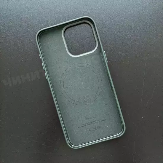 Чехол iPhone 15 Pro Max FineWoven Case (MagSafe) Evergreen
