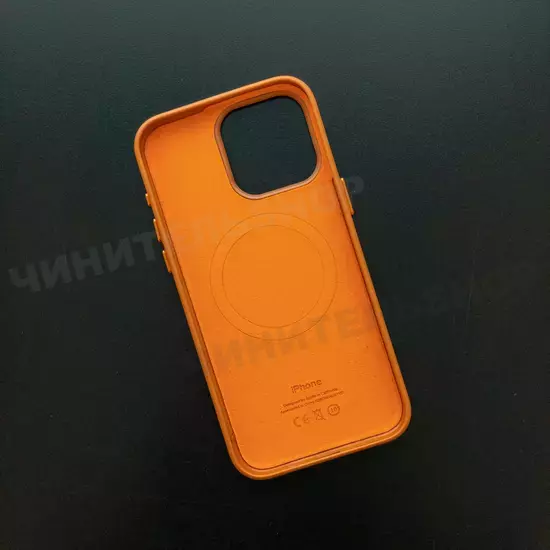 Чехол iPhone 15 Pro Max Leather Case (MagSafe) Sunstroke