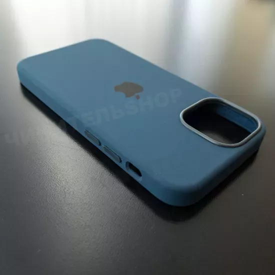 Чехол iPhone 13 mini Silicone Case (MagSafe) Abyss Blue