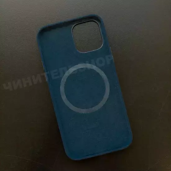 Чехол iPhone 12/12 Pro Silicone Case (MagSafe) Deep Navy