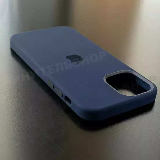 Чехол iPhone 12/12 Pro Silicone Case (MagSafe) Deep Navy