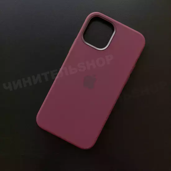 Чехол iPhone 12/12 Pro Silicone Case (MagSafe) Plum