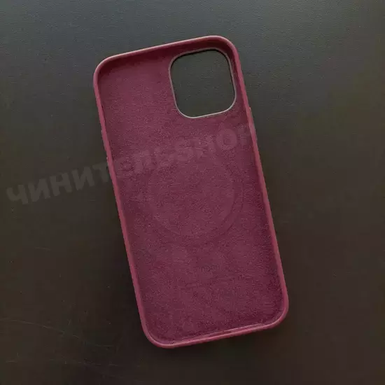 Чехол iPhone 12/12 Pro Silicone Case (MagSafe) Plum