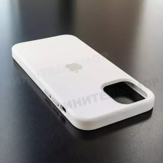 Чехол iPhone 12/12 Pro Silicone Case (MagSafe) White