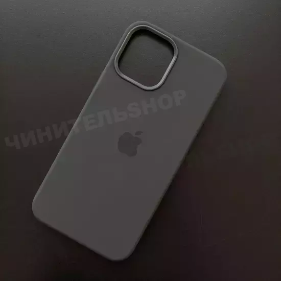 Чехол iPhone 12 Pro Max Silicone Case (MagSafe) Black