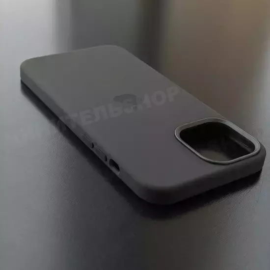 Чехол iPhone 12 Pro Max Silicone Case (MagSafe) Black