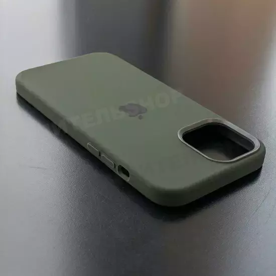 Чехол iPhone 12 Pro Max Silicone Case (MagSafe) Cyprus Green