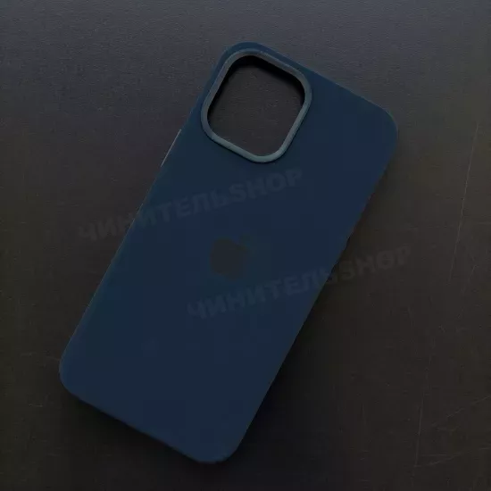 Чехол iPhone 12 Pro Max Silicone Case (MagSafe) Deep Navy