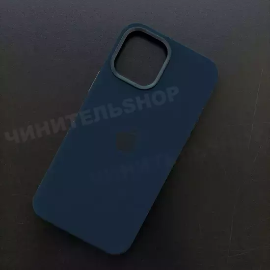 Чехол iPhone 12 Pro Max Silicone Case (MagSafe) Deep Navy