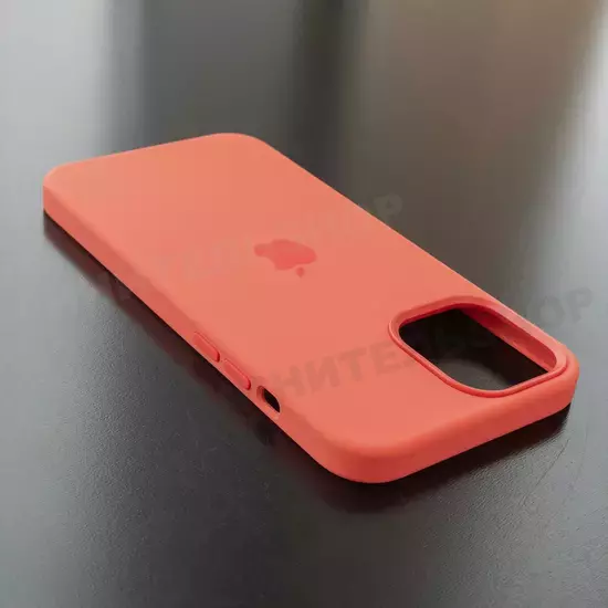 Чехол iPhone 12 Pro Max Silicone Case (MagSafe) Pink Citrus