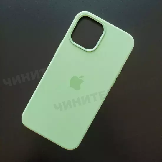 Чехол iPhone 12 Pro Max Silicone Case (MagSafe) Pistachio