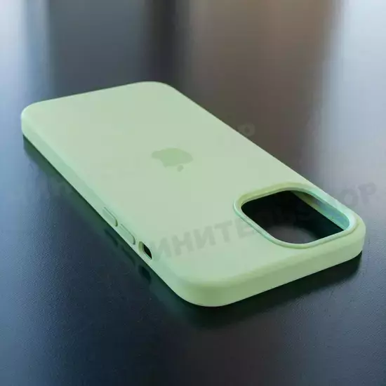 Чехол iPhone 12 Pro Max Silicone Case (MagSafe) Pistachio