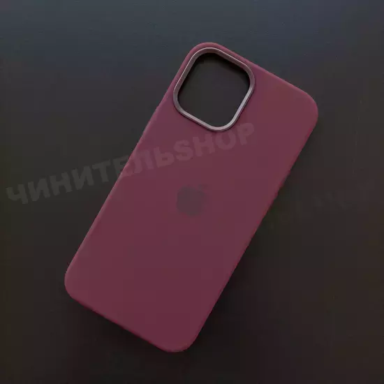 Чехол iPhone 12 Pro Max Silicone Case (MagSafe) Plum