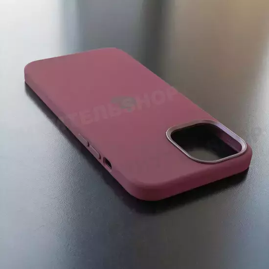 Чехол iPhone 12 Pro Max Silicone Case (MagSafe) Plum