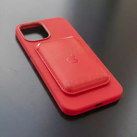Чехол iPhone 12 Pro Max Silicone Case (MagSafe) Red
