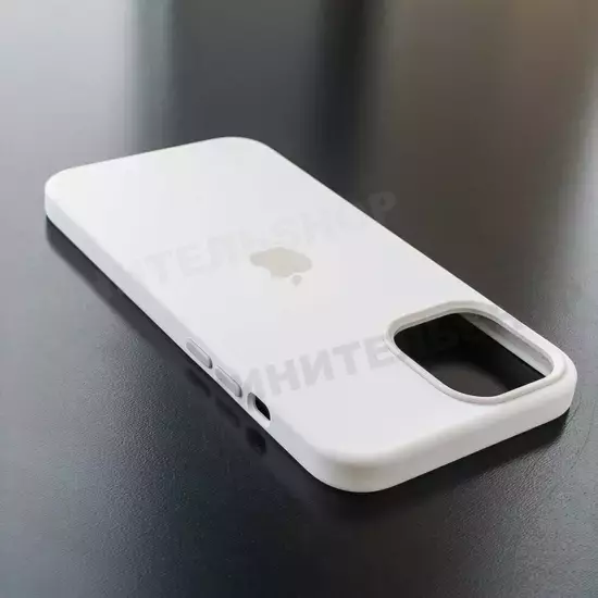 Чехол iPhone 12 Pro Max Silicone Case (MagSafe) White