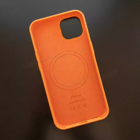 Чехол iPhone 13 mini Silicone Case (MagSafe) Marigold