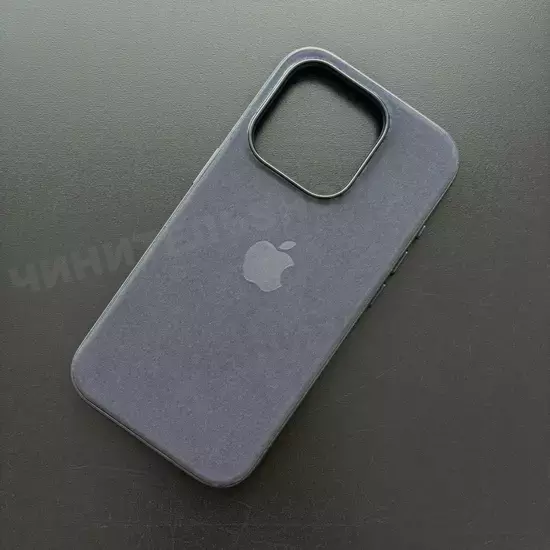 Чехол iPhone 15 Pro FineWoven Case (MagSafe) Black