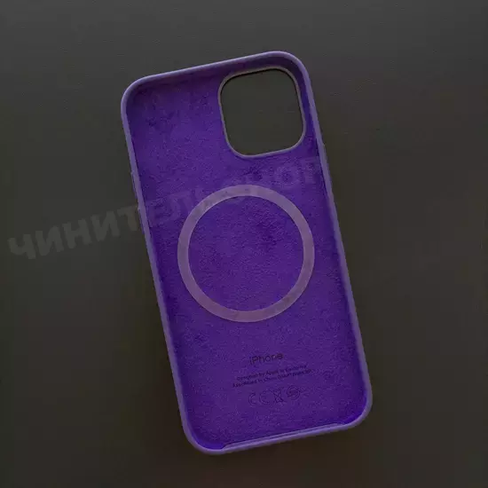 Чехол iPhone 12/12 Pro Silicone Case (MagSafe) Amethyst