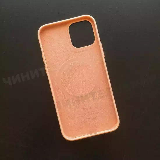 Чехол iPhone 12/12 Pro Silicone Case (MagSafe) Cantaloupe