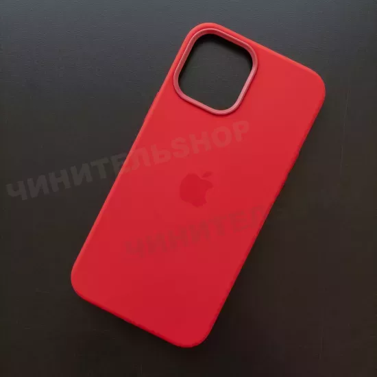 Чехол iPhone 12 Pro Max Silicone Case (MagSafe) Red