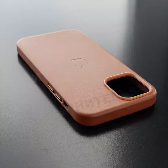 Чехол iPhone 12/12 Pro Leather Case (MagSafe) Saddle Brown
